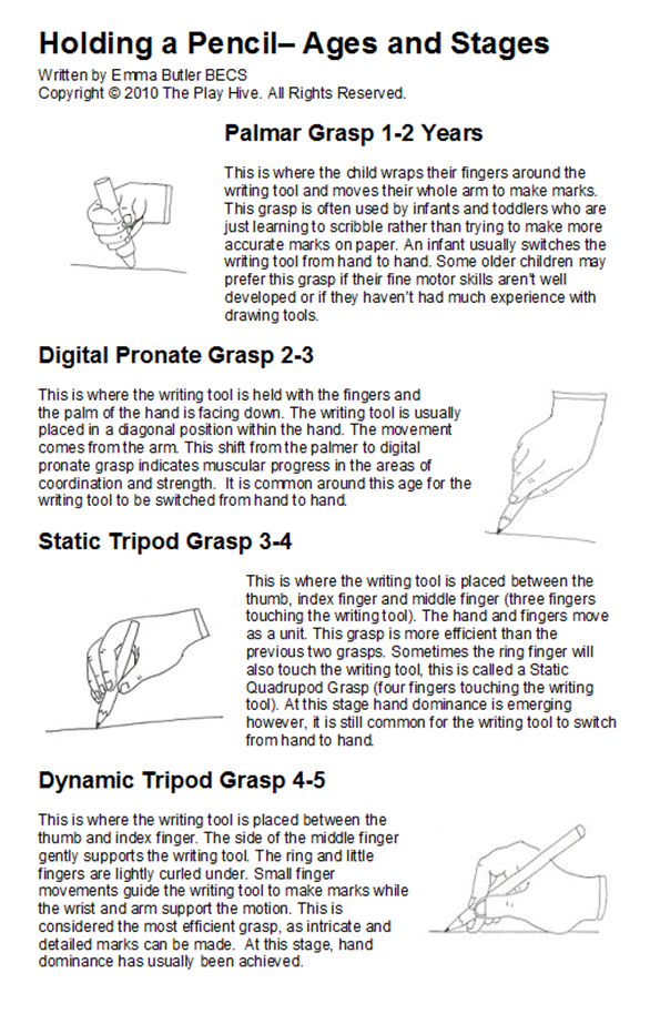 Palmer Grasp 1-2 Years